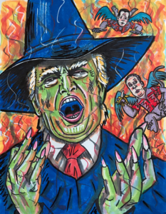 Pintura de Donald Trump por Jim Carrey